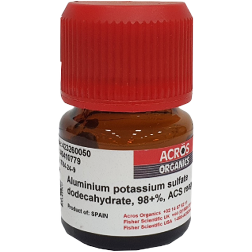 Aluminum potassium sulfate dodecahydrate