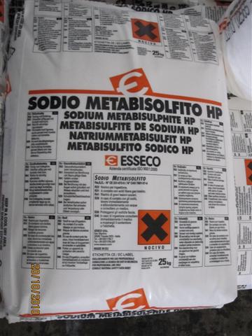 SODIUM METALBISULFITE NA2S2O5 TẨY TRẮNG BÚN